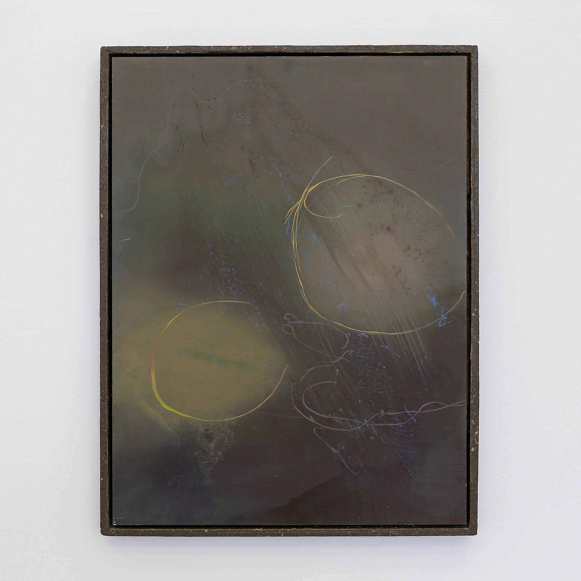  Ringer, 2023, oil on aluminium, resin and mixed materials, 620 x 480  Photo credit- Vicki Piper 