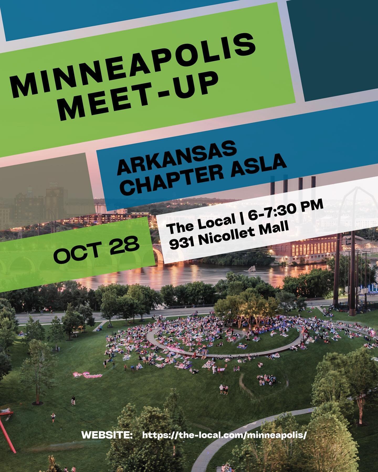 If you are attending the ASLA conference, please join us for a meet-up at The Local!