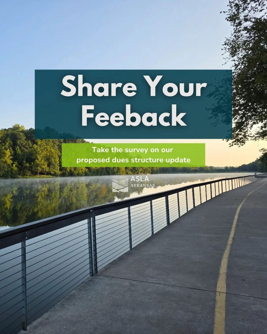 AR ASLA members, we want to hear from you.

The Executive Committee is gathering feedback on a possible update to the chapter dues structure beginning in 2027. Our chapter currently uses a flat-rate dues model and remains among the lower chapter dues