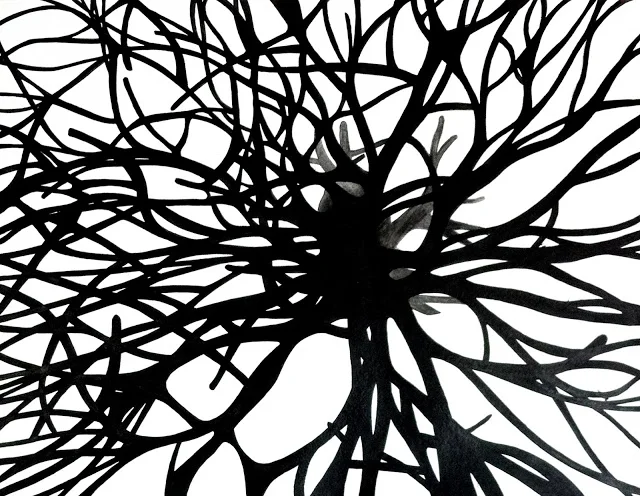 Winter, 22 x 17 inches, ink on paper 2012