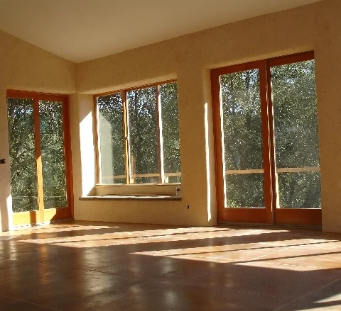 South facing windows
