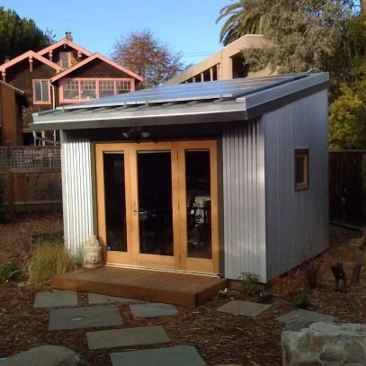 The freestanding Lifepod is the solution to adding a home office given space constraints.