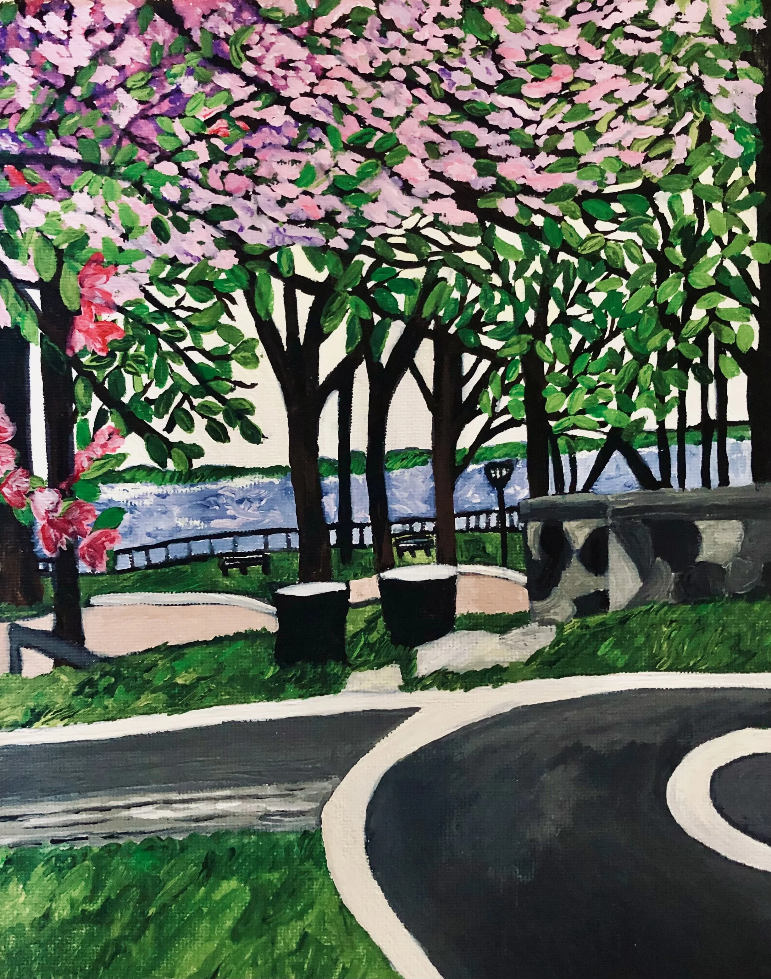 New- Note Card- Faber Pool spring