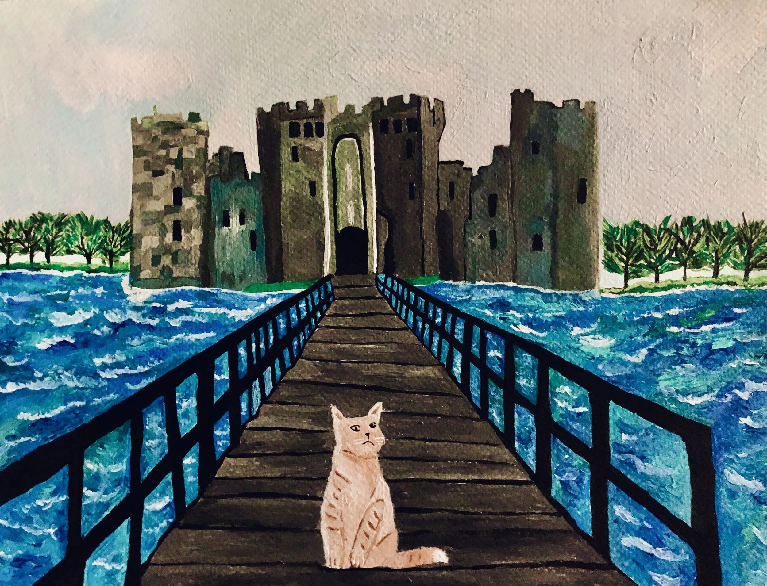 New - Note Card - Cat's Castle