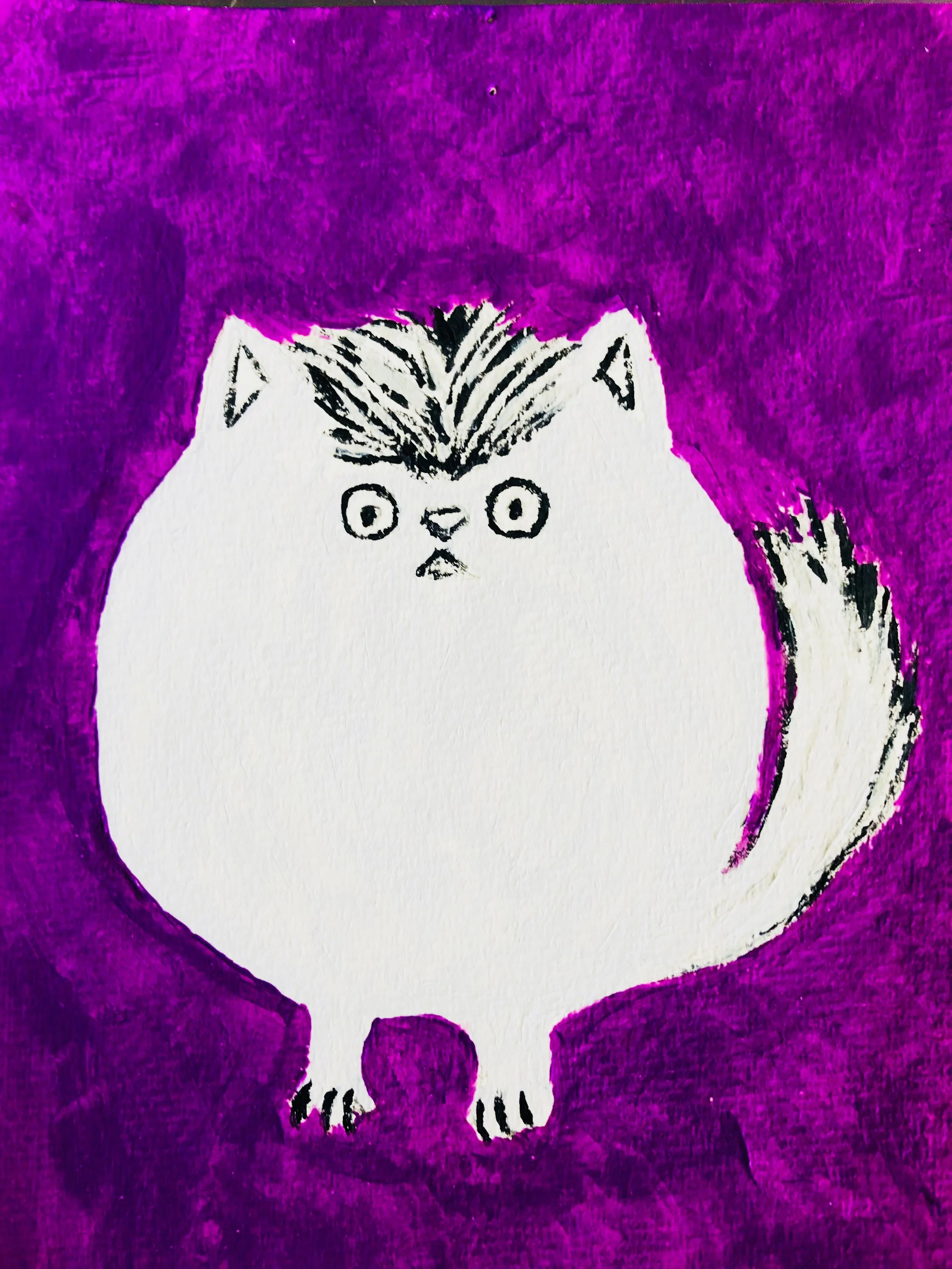 Note Card - fat Cat