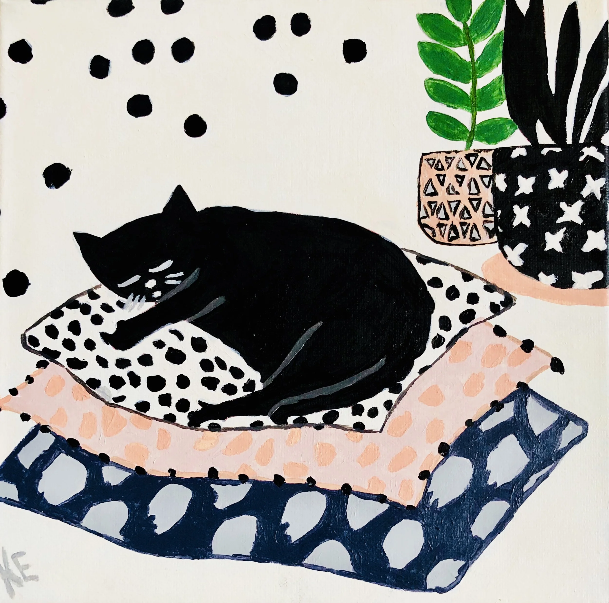 Note Card - Sleep Cat