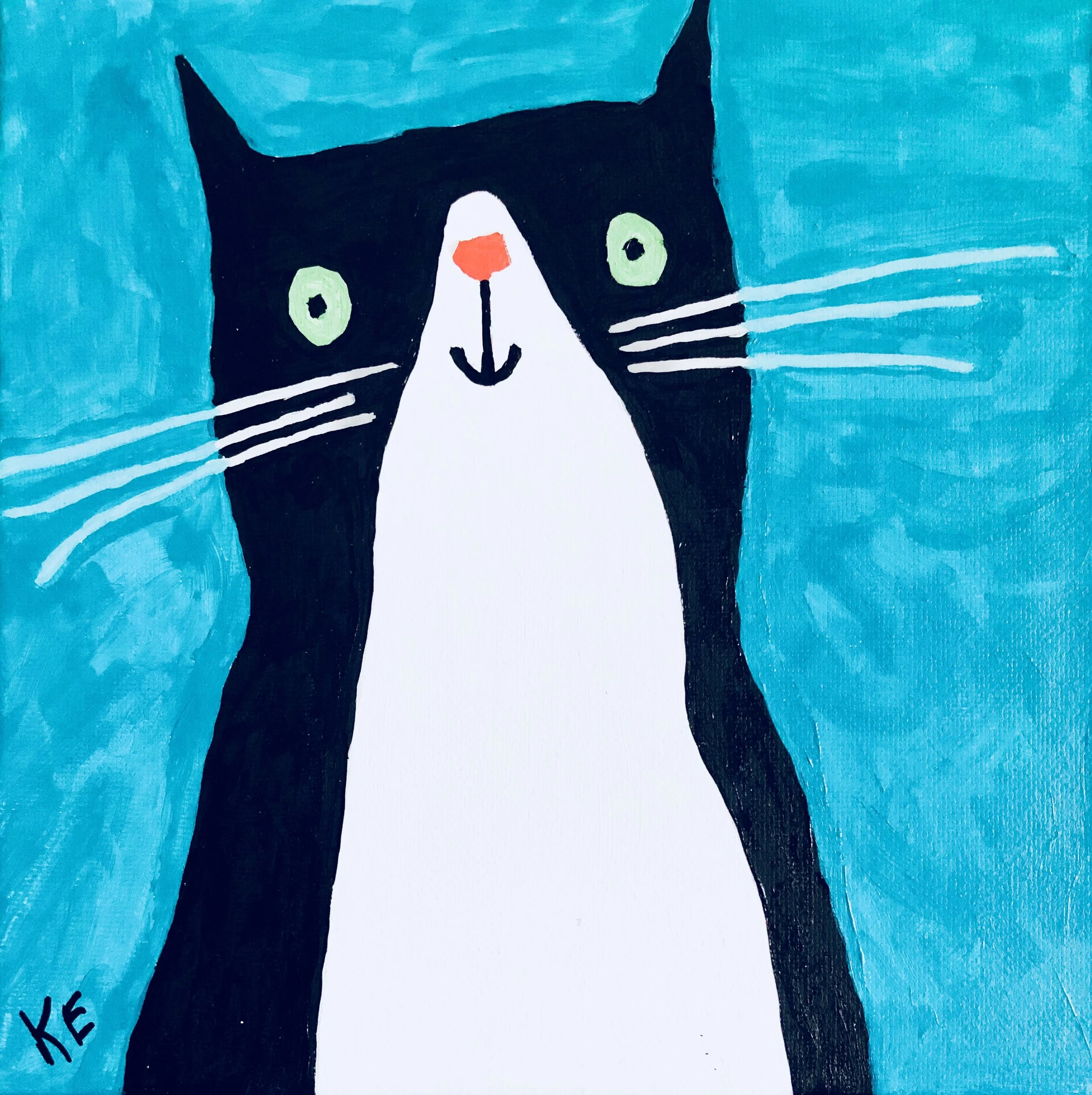 Note Card - Tux Cat