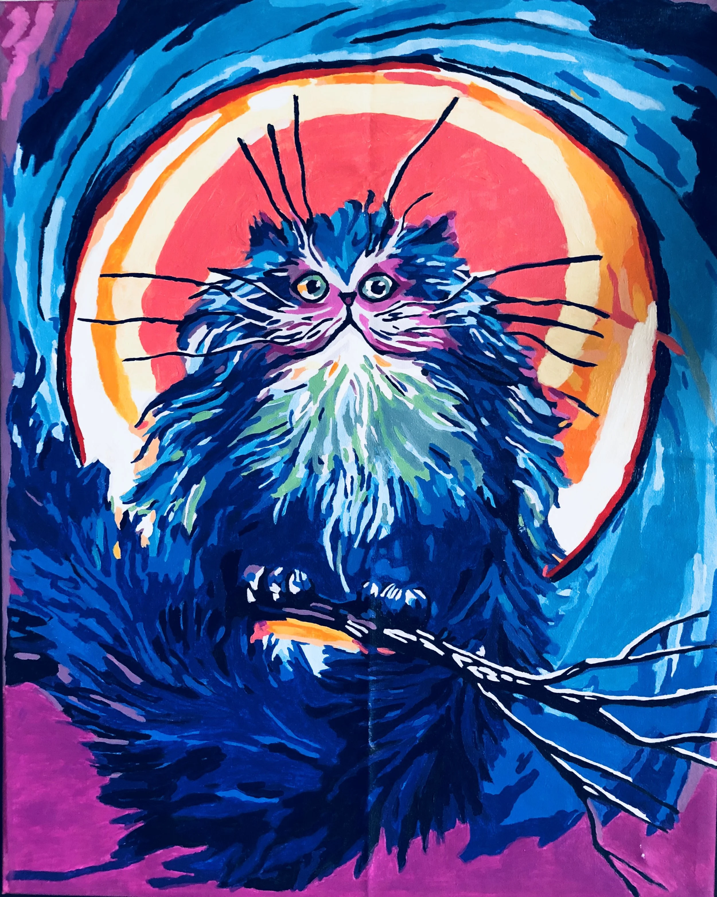 Note Card - Rainbow Cat