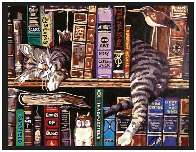 Note Card - Book Case