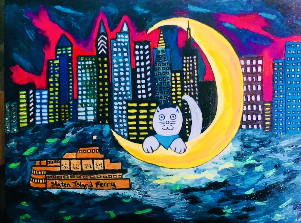 Note Card - Ferry Cat