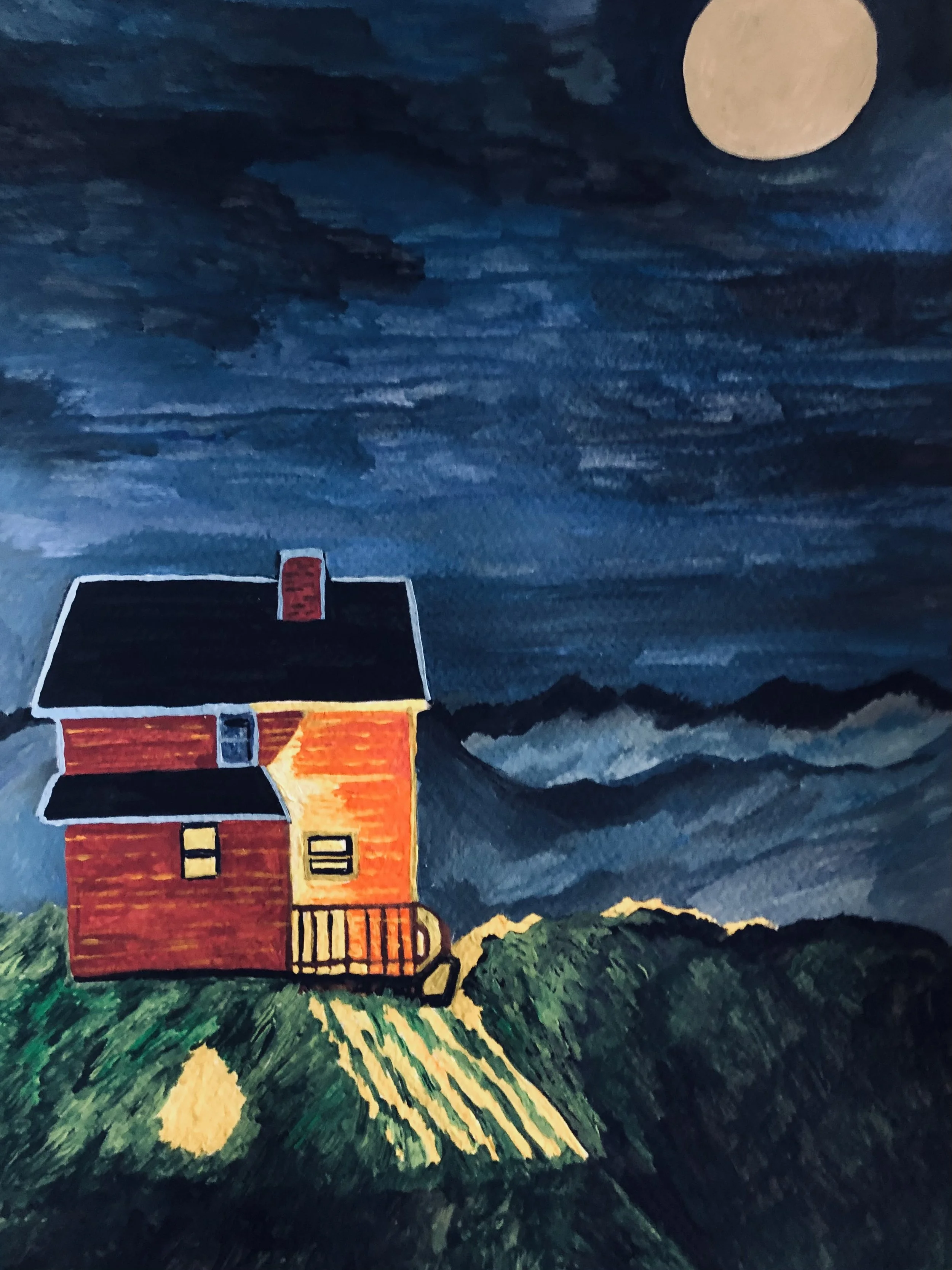 New - Note Card - Porch light