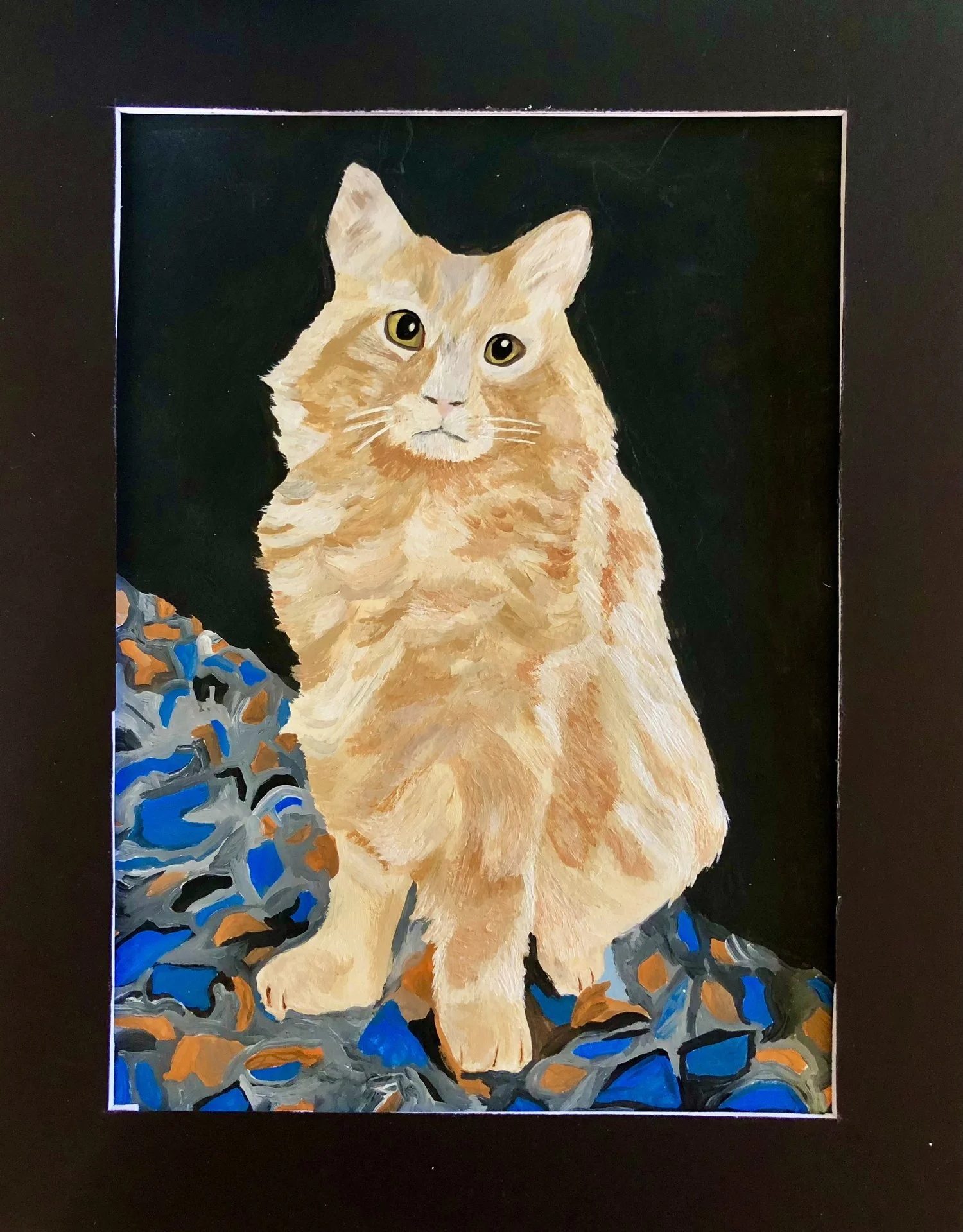 Pet Portrait - Magnus- Acrylic Painting