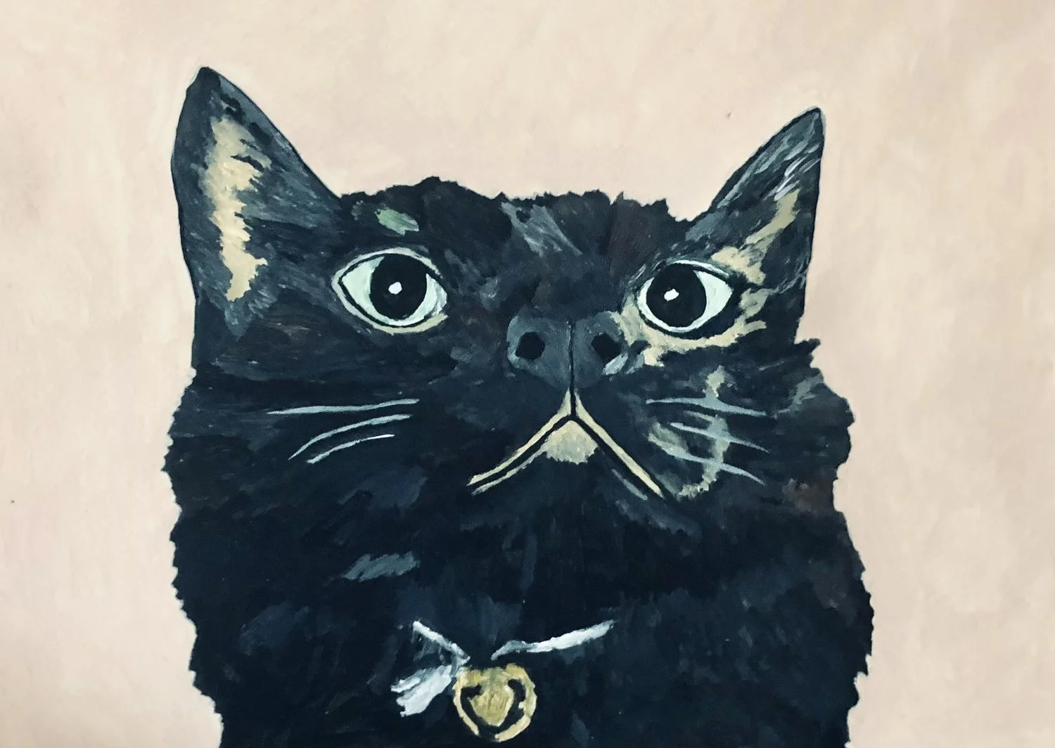 Pet Portrait - Kaiba - Acrylic Painting