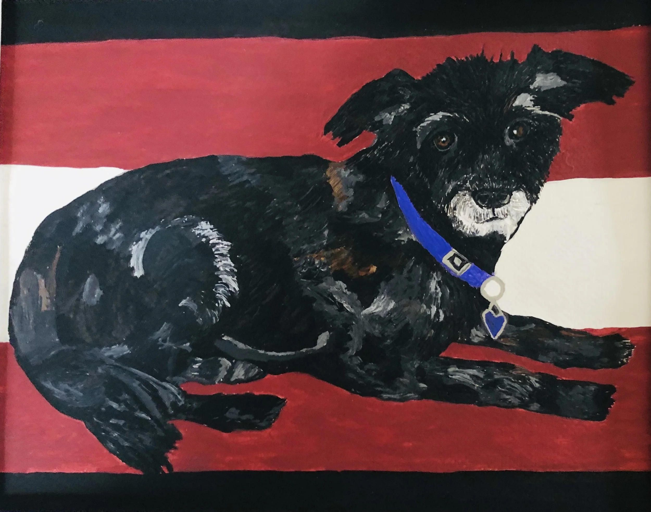 Pet Portrait -    Acrylic Painting-  Prince