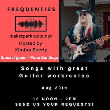 August 29th Guest Pupa Santiago