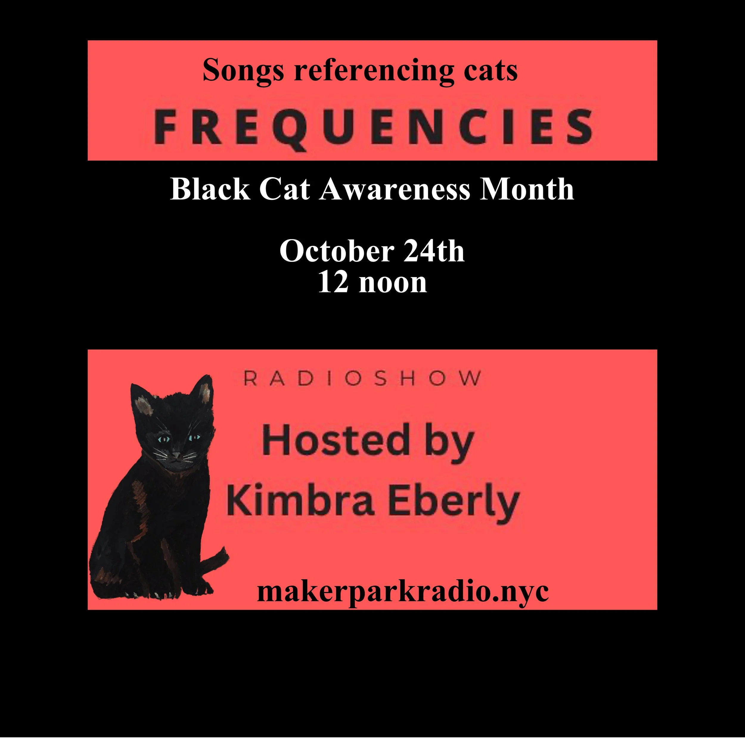 Oct. 24th - Black Cat Awareness Month