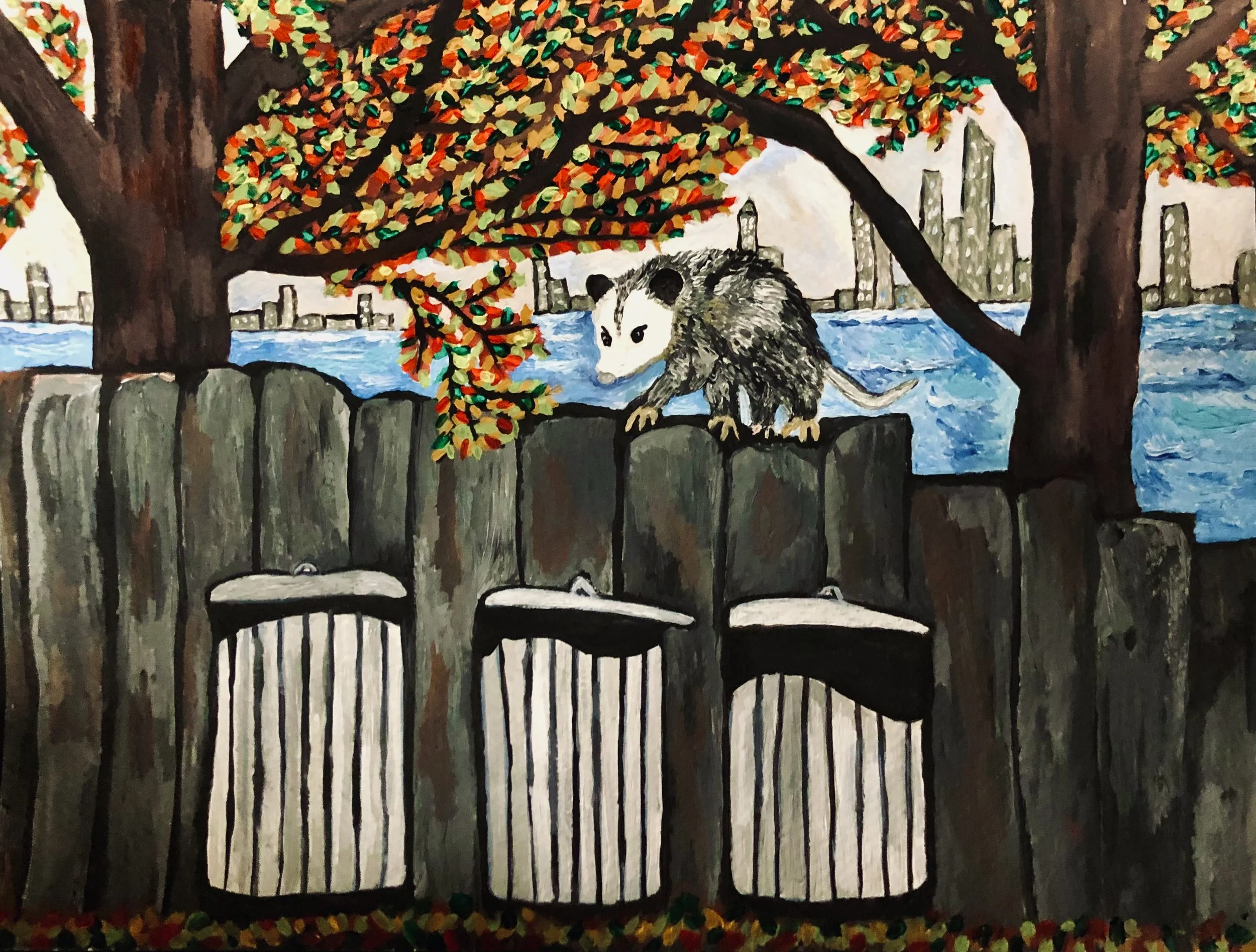 Possum - Original Acrylic Painting - Wild life Series