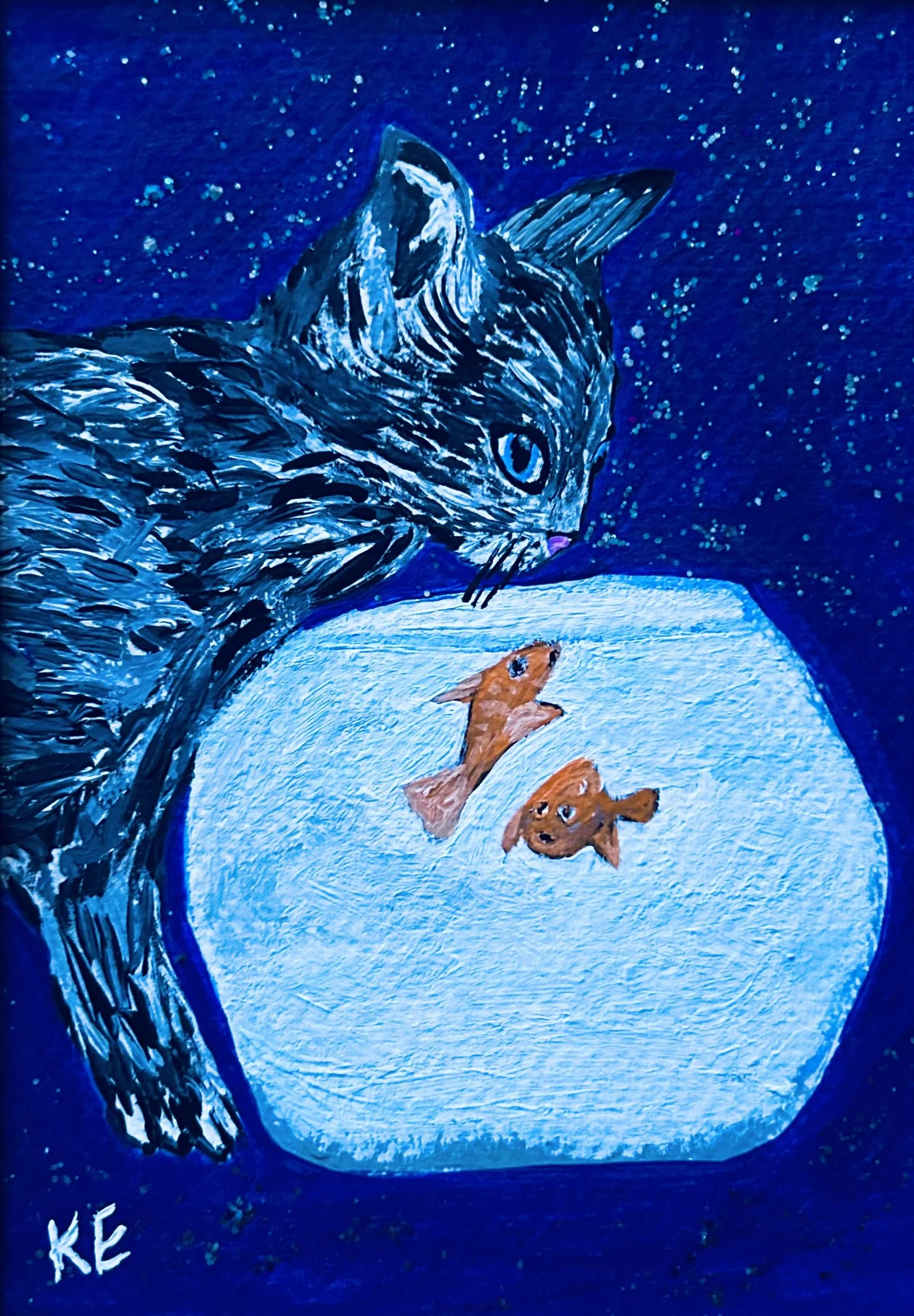 New - Fishing - Original Painting