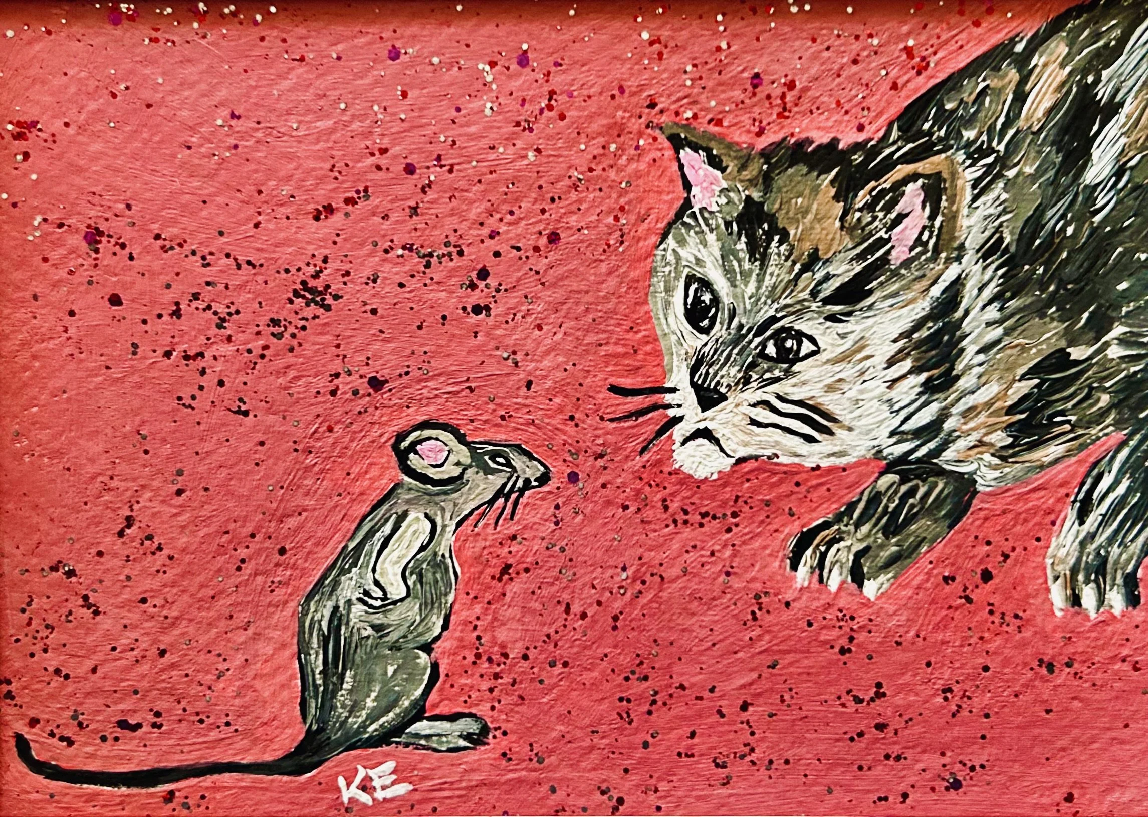 New - Stand 0ff - Original painting