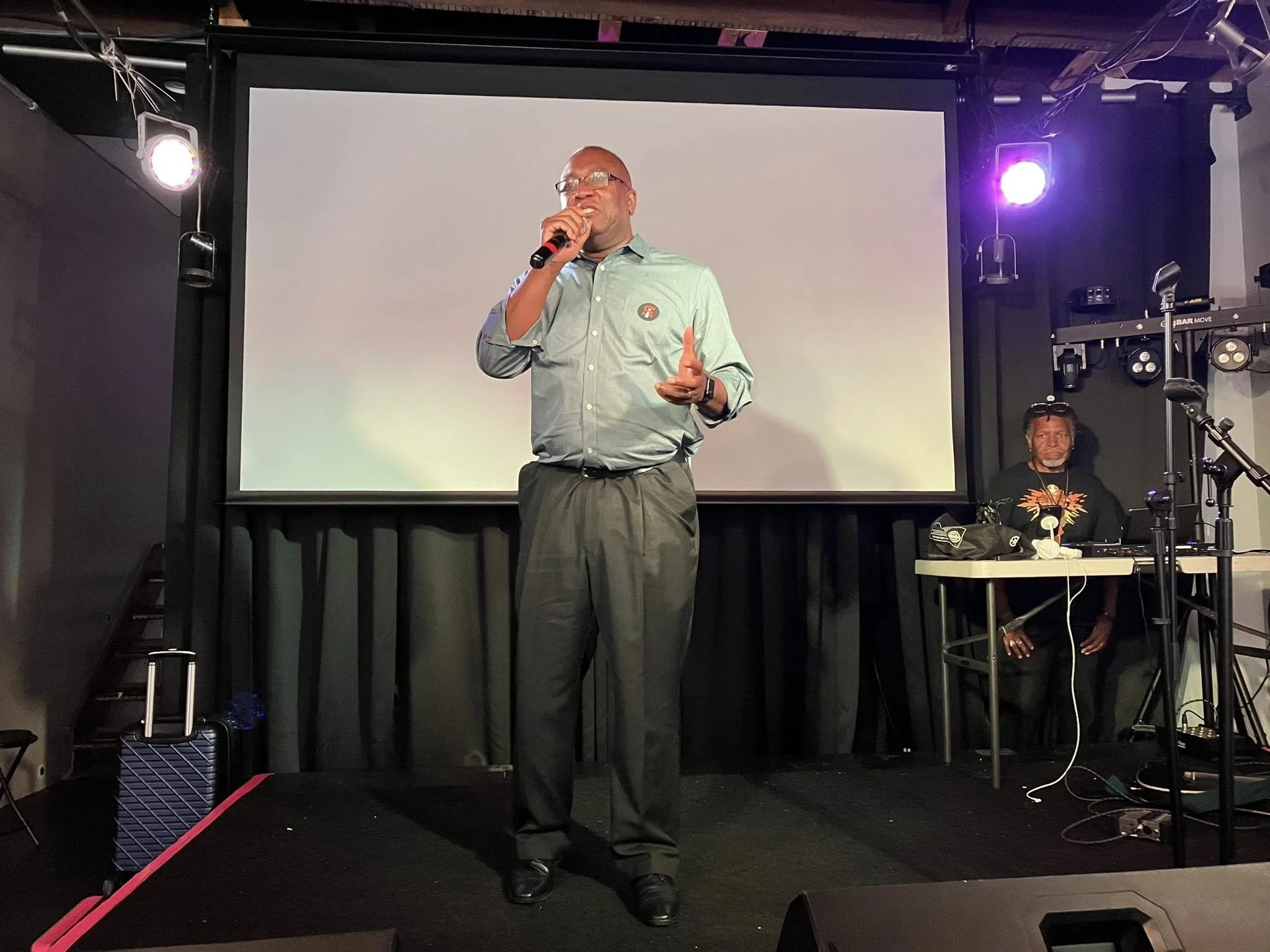 Troy McGhie/ We had a fabulous day meeting Constituents at Hub 17 NYC. Engaging Constituents for a Better Tomorrow!! running to flip the ONLY red Congressional seat in New York City.