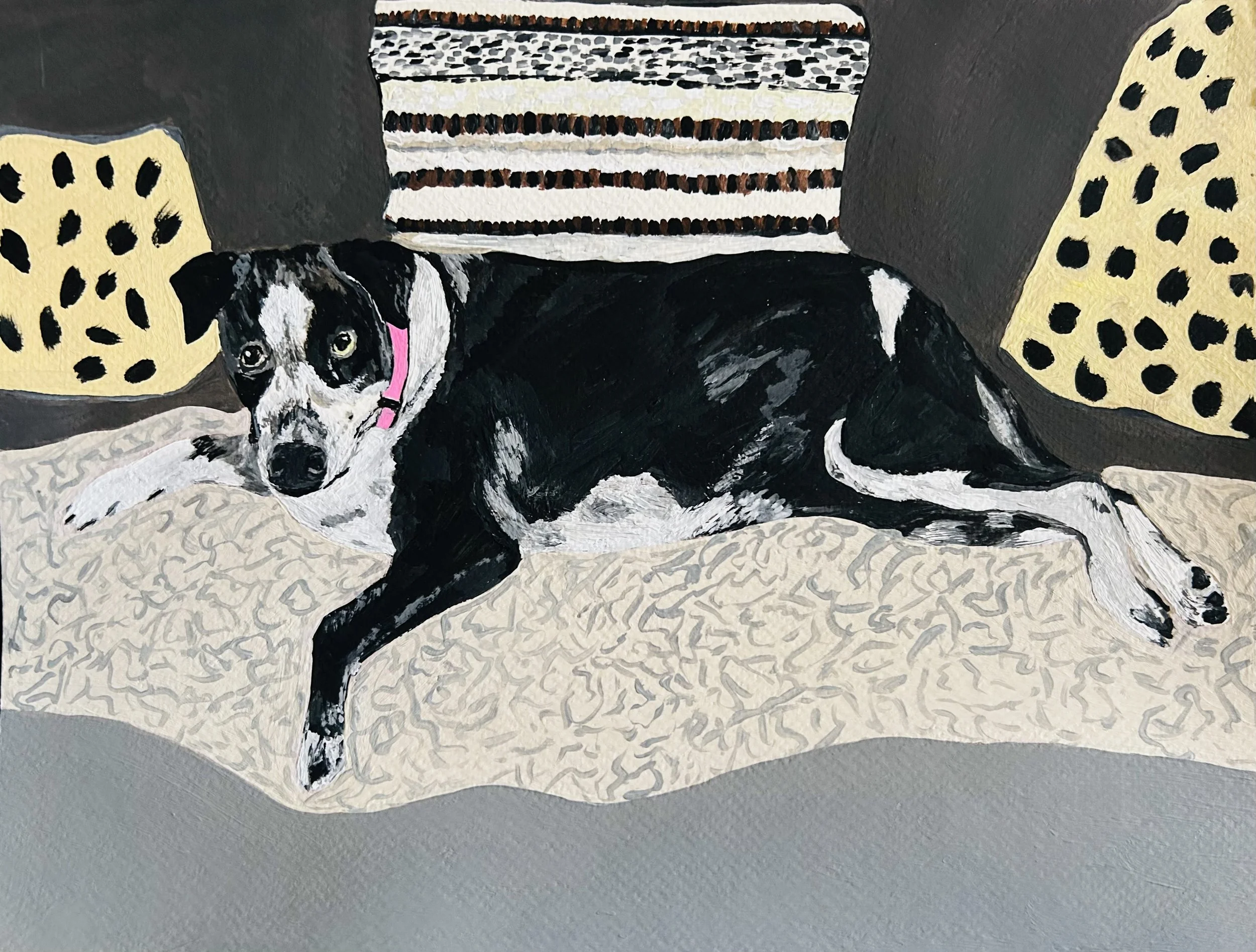 Pet Portrait - Ellie May - Acrylic