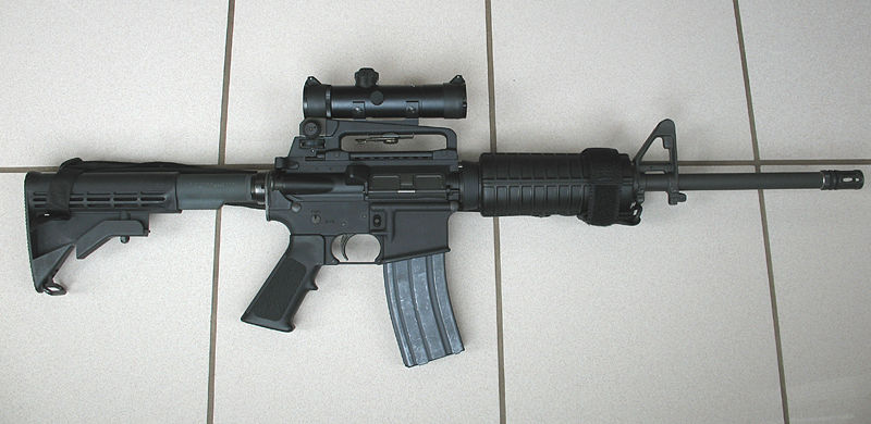 The AR-15. The weapon used in the Newtown shooting, the Orlando shooting, the Aurora shooting, and others.