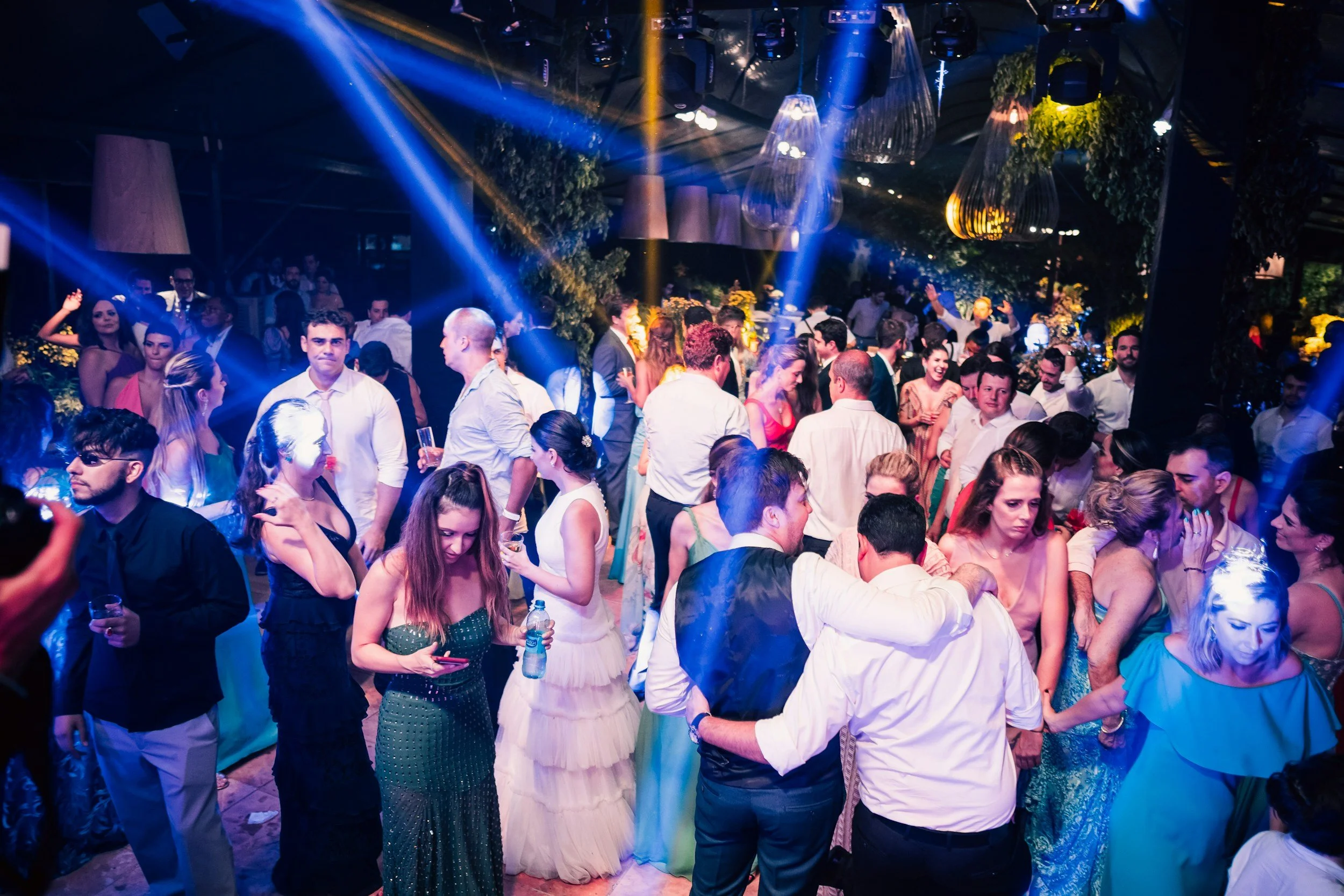 Guests at a private event celebrate in Los Angeles