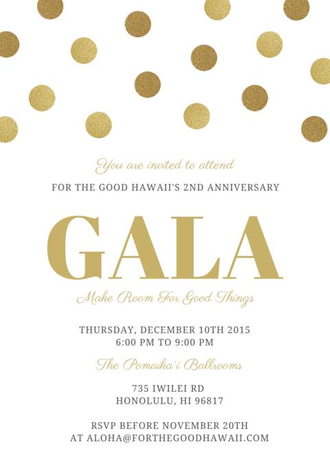 "Make Room For Good Things" Gala Event