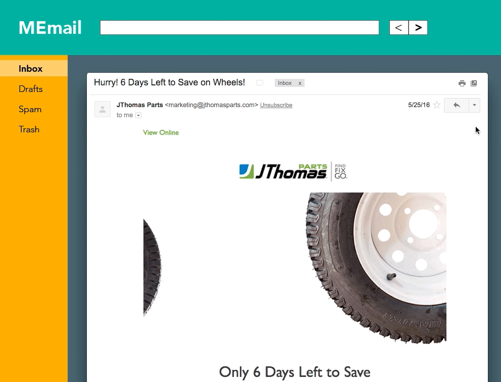 JThomas Email - Sale