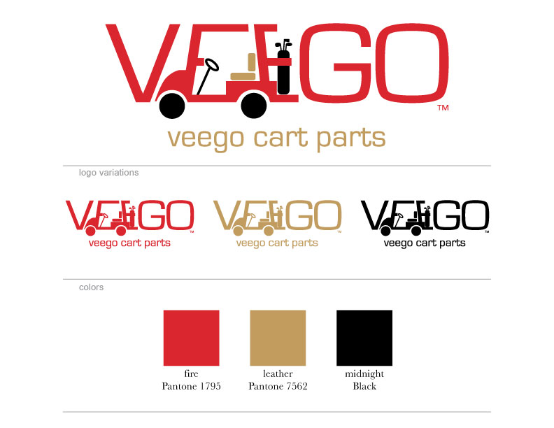 VEEGO CART PARTS LOGO