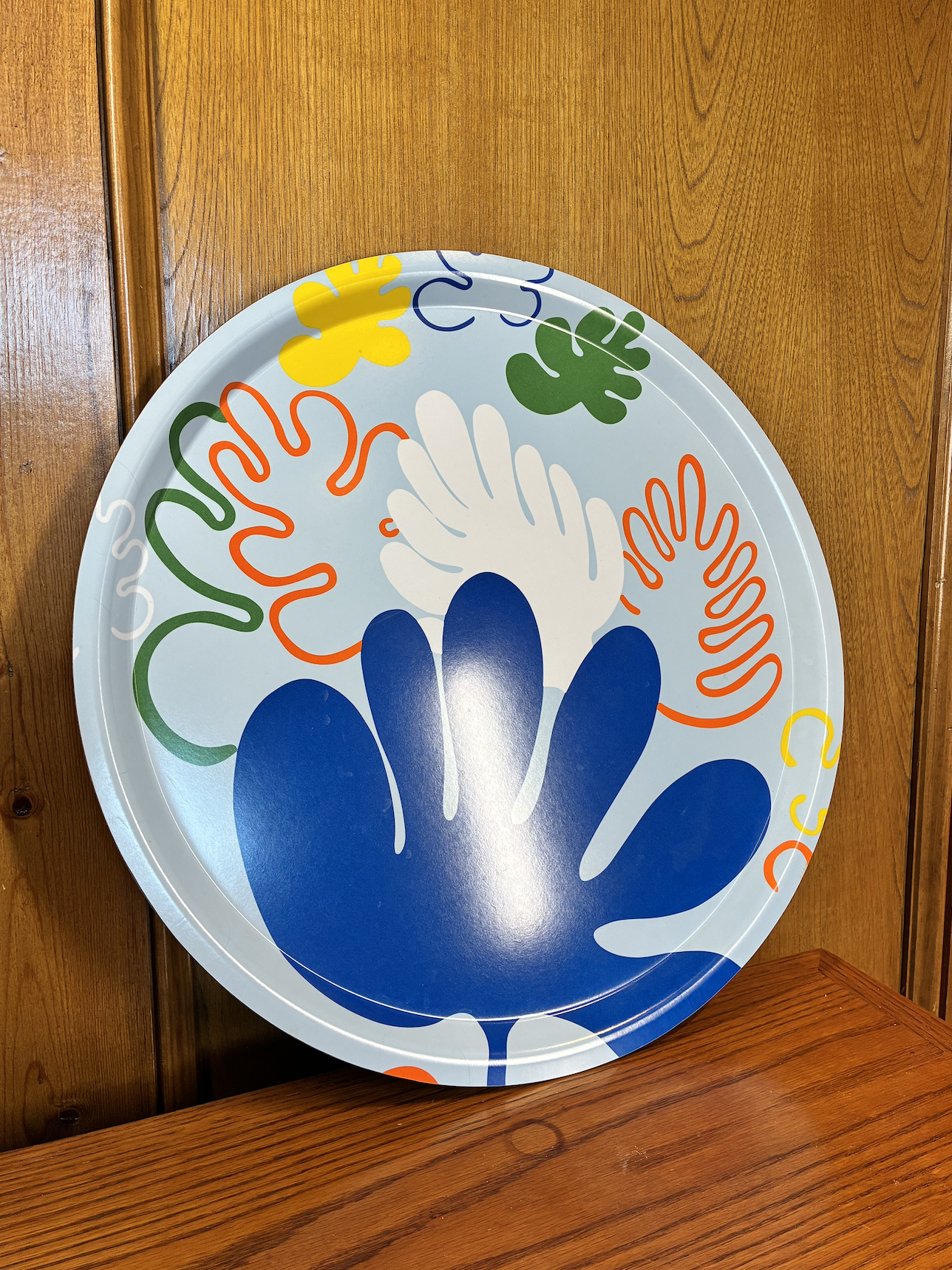 $5 | Blue Abstract Platter