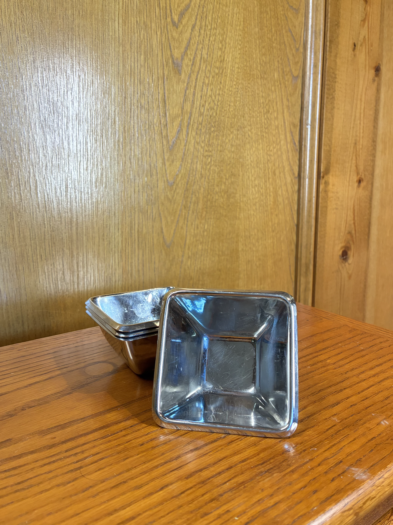 $3 for 4 | Metal Square Bowls