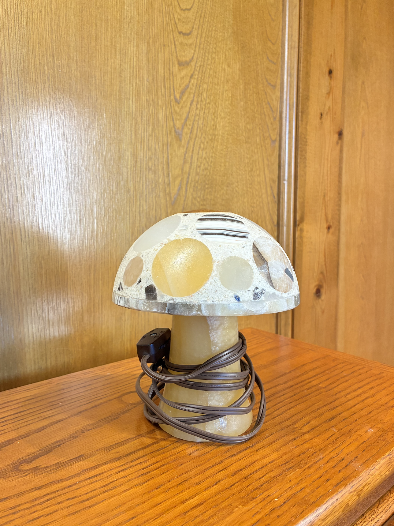 $15 | Stone Mushroom Lamp