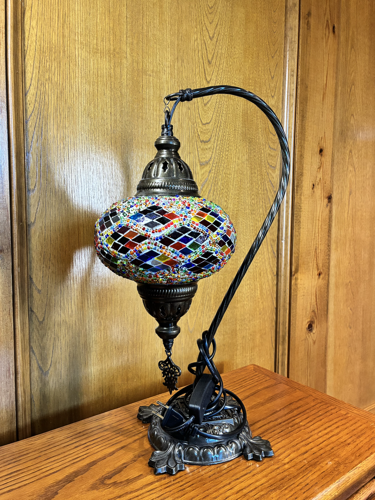 $10 | Beaded Turkish Lamp