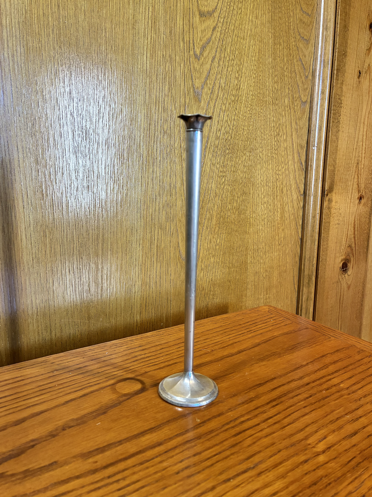$2 | Thin Silver Candlestick Holder