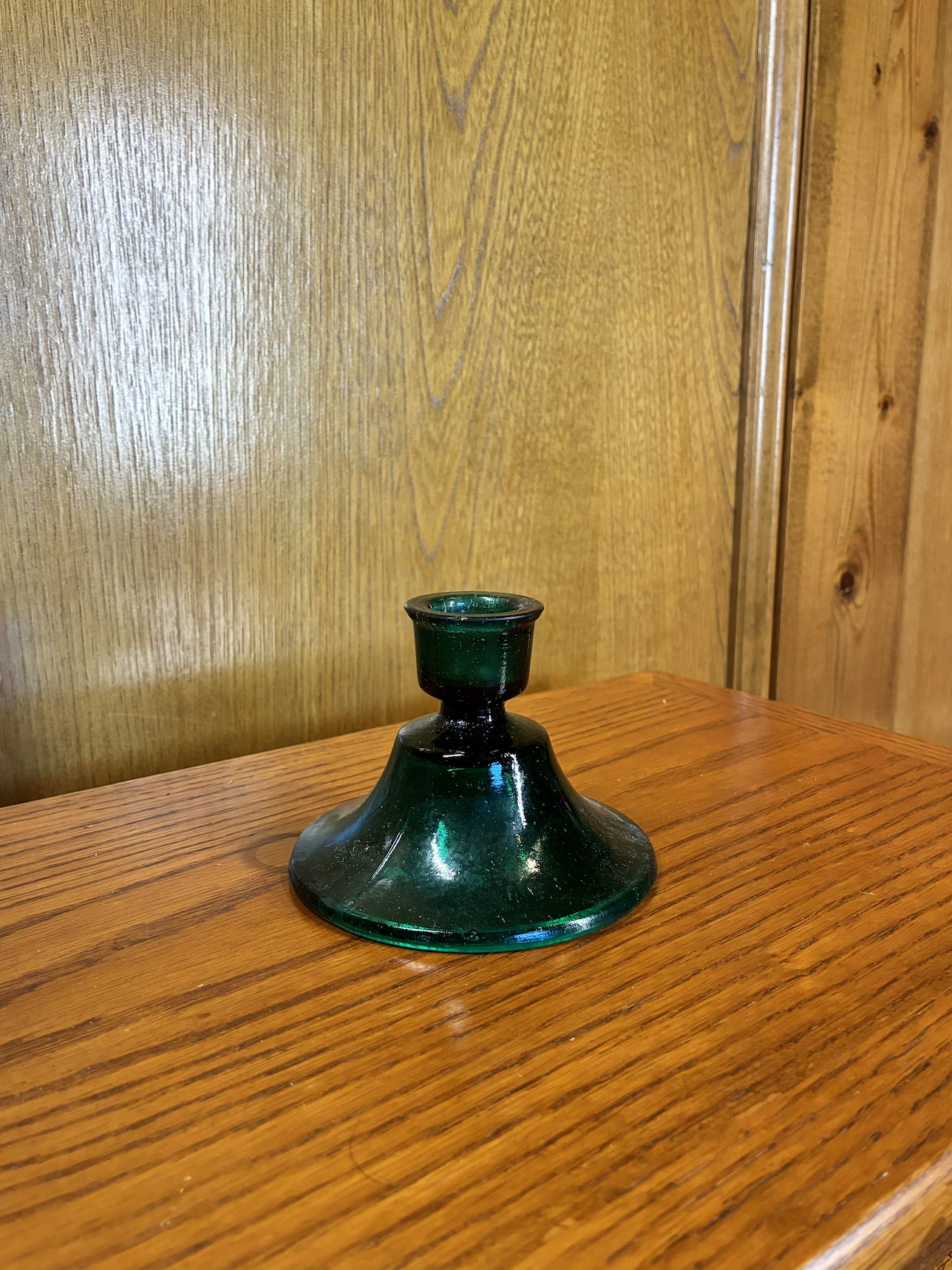 $3 | Teal Candlestick Holder