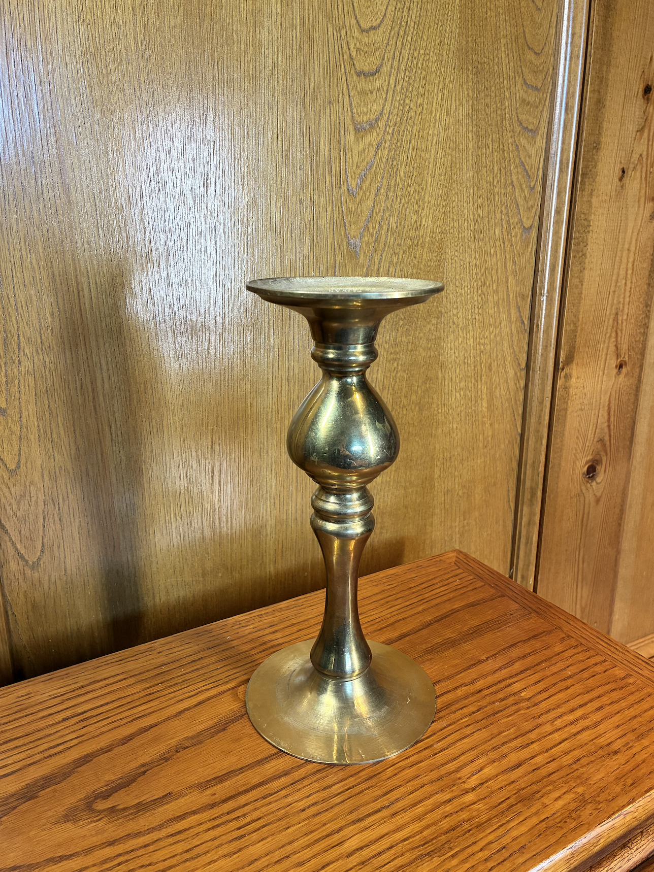 $5 | Large Gold Candle Holder