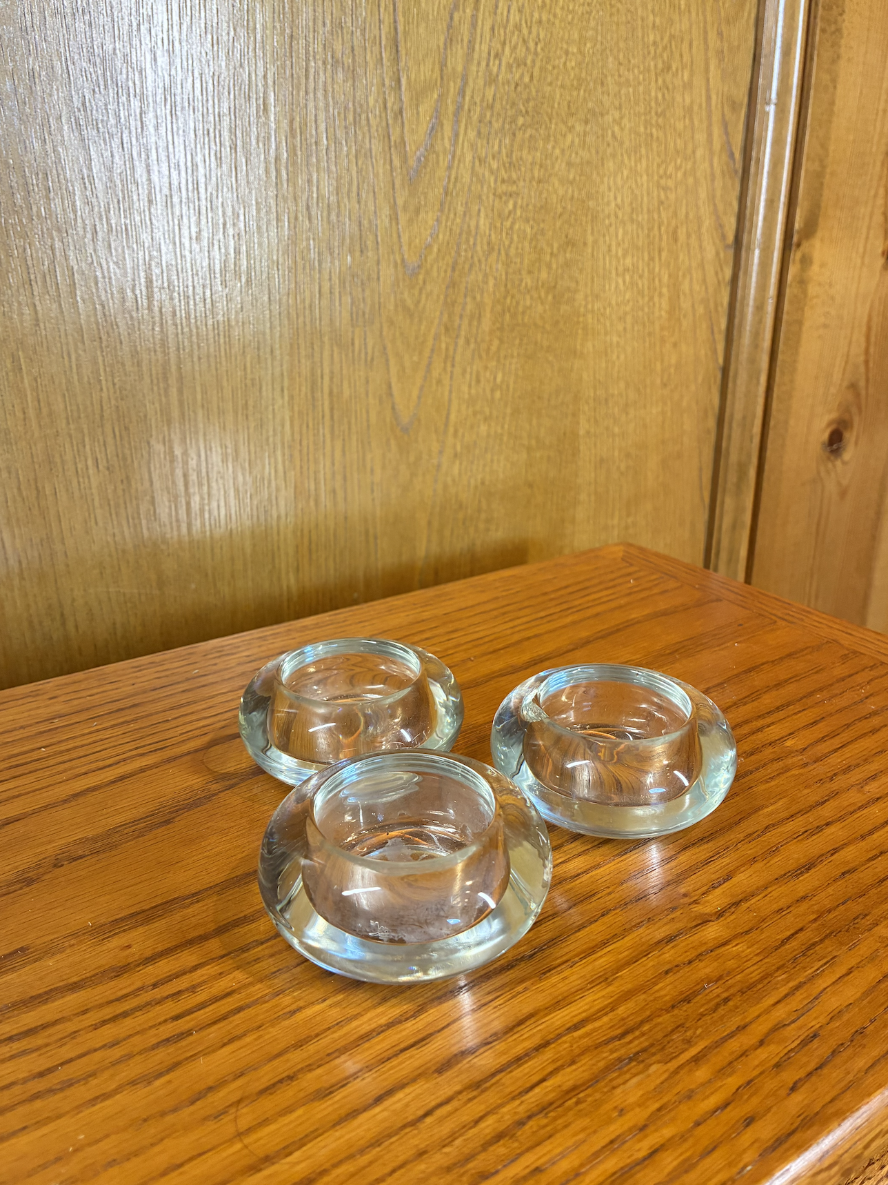 $3 for 3 | Glass Candle Holders