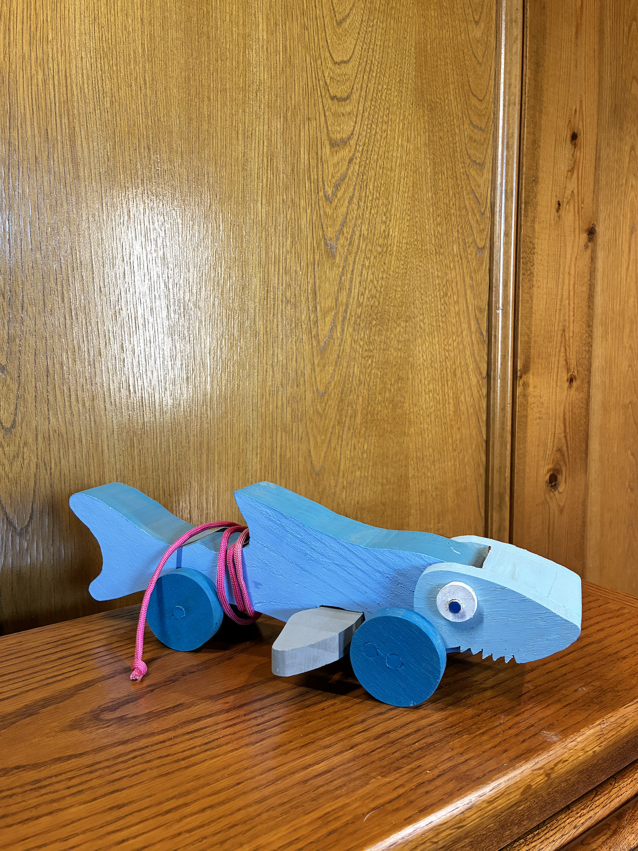 $10 | Wooden Shark Pull Toy