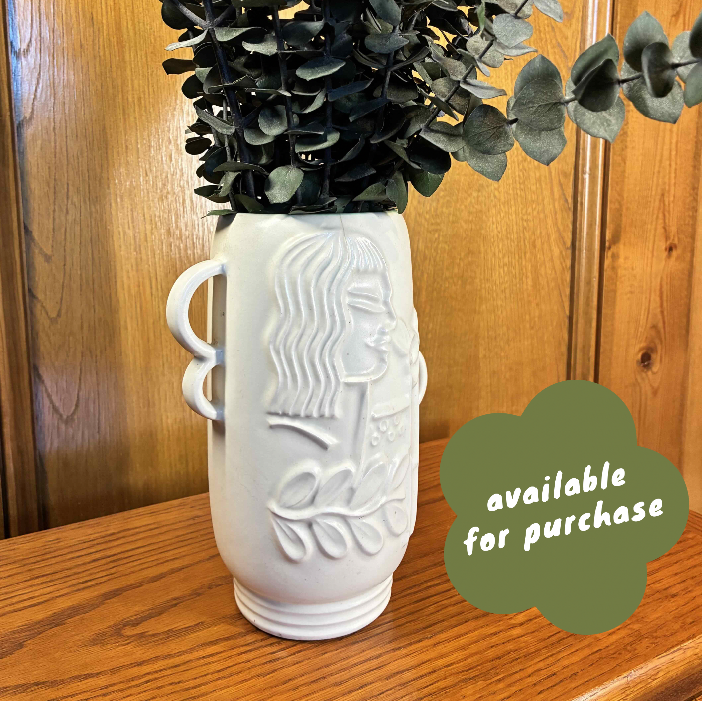 $5 | White Grecian Vase
