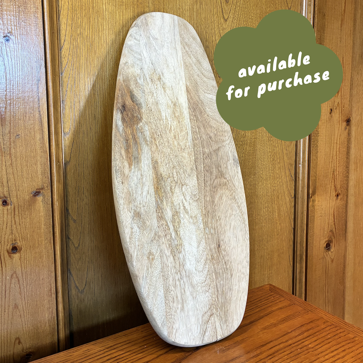 $4 | Oval Serving Board