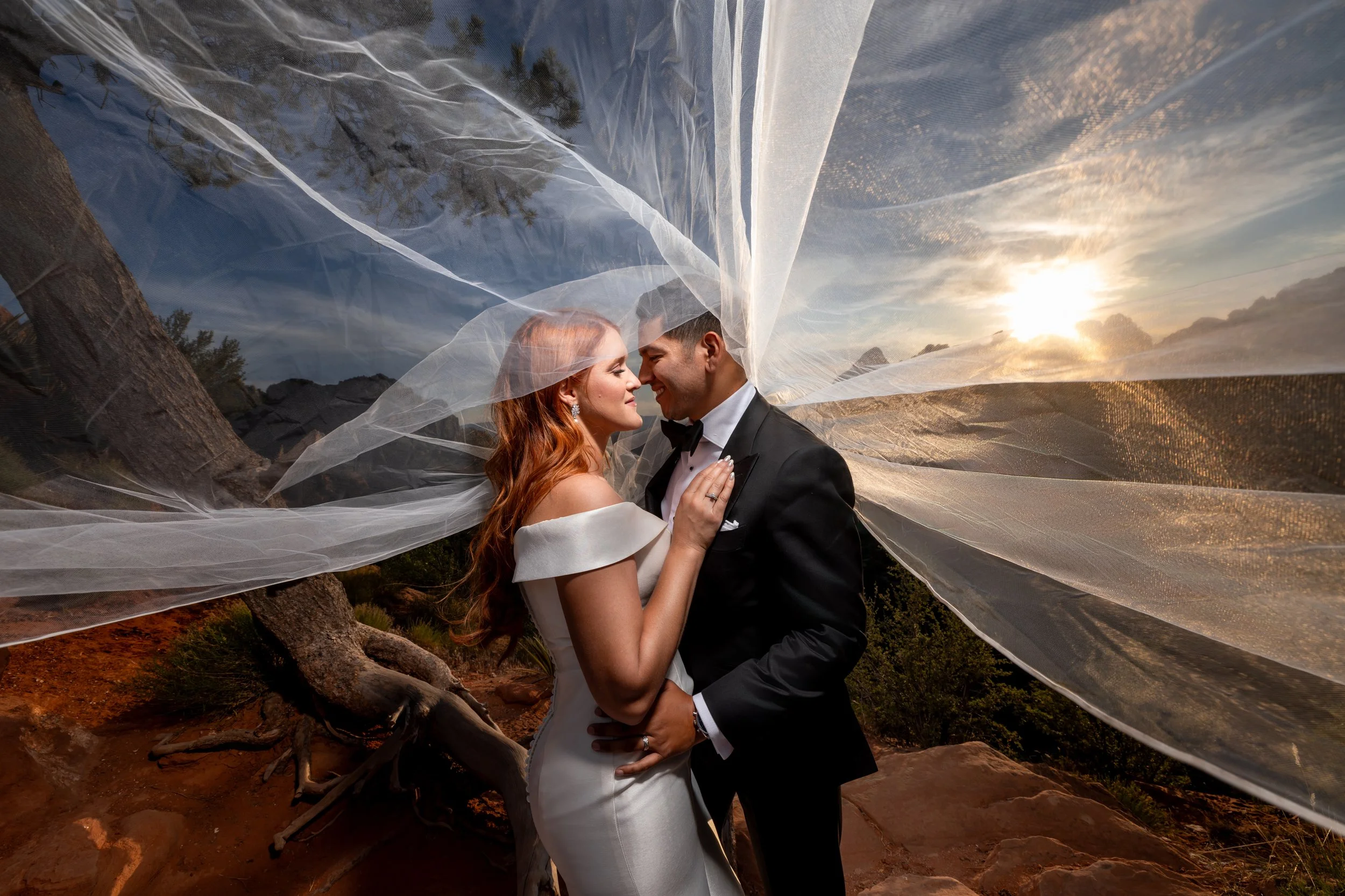 Creative Flash Wedding Photography