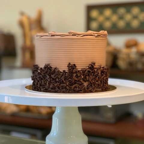   Imagine Cake   Chocolate cake with a chocolate mousse filling topped with chocolate buttercream frosting   