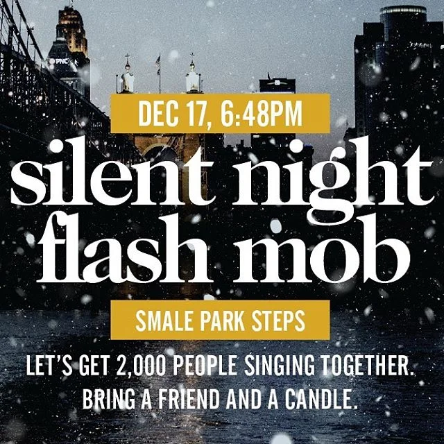 Another reminder from @thedval for Tuesday. See you at the steps of Smale Park at 6:48 pm. Let&rsquo;s sing the city into the holidays.