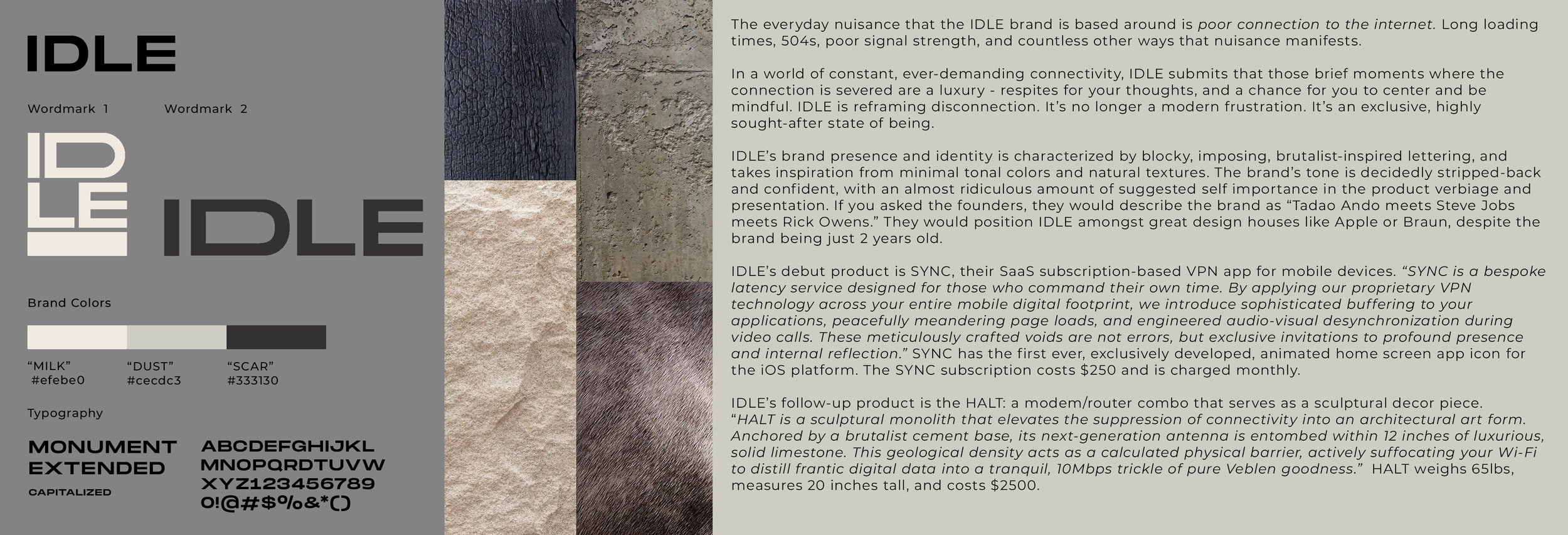 Everyday nuisance rebranded as luxury, concept work (Copy)