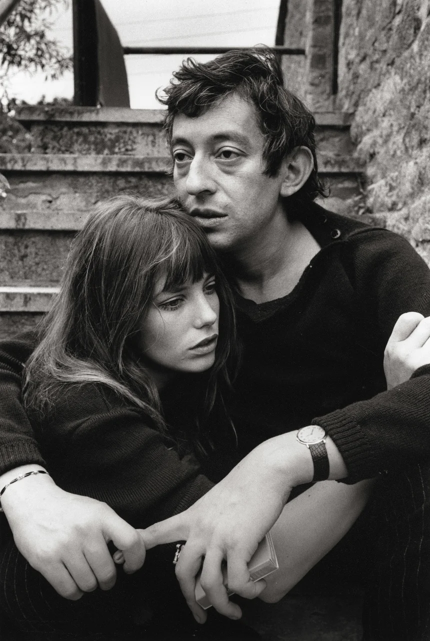 Jane Birkin & Serge Gainsbourg. Oxford UK 1969