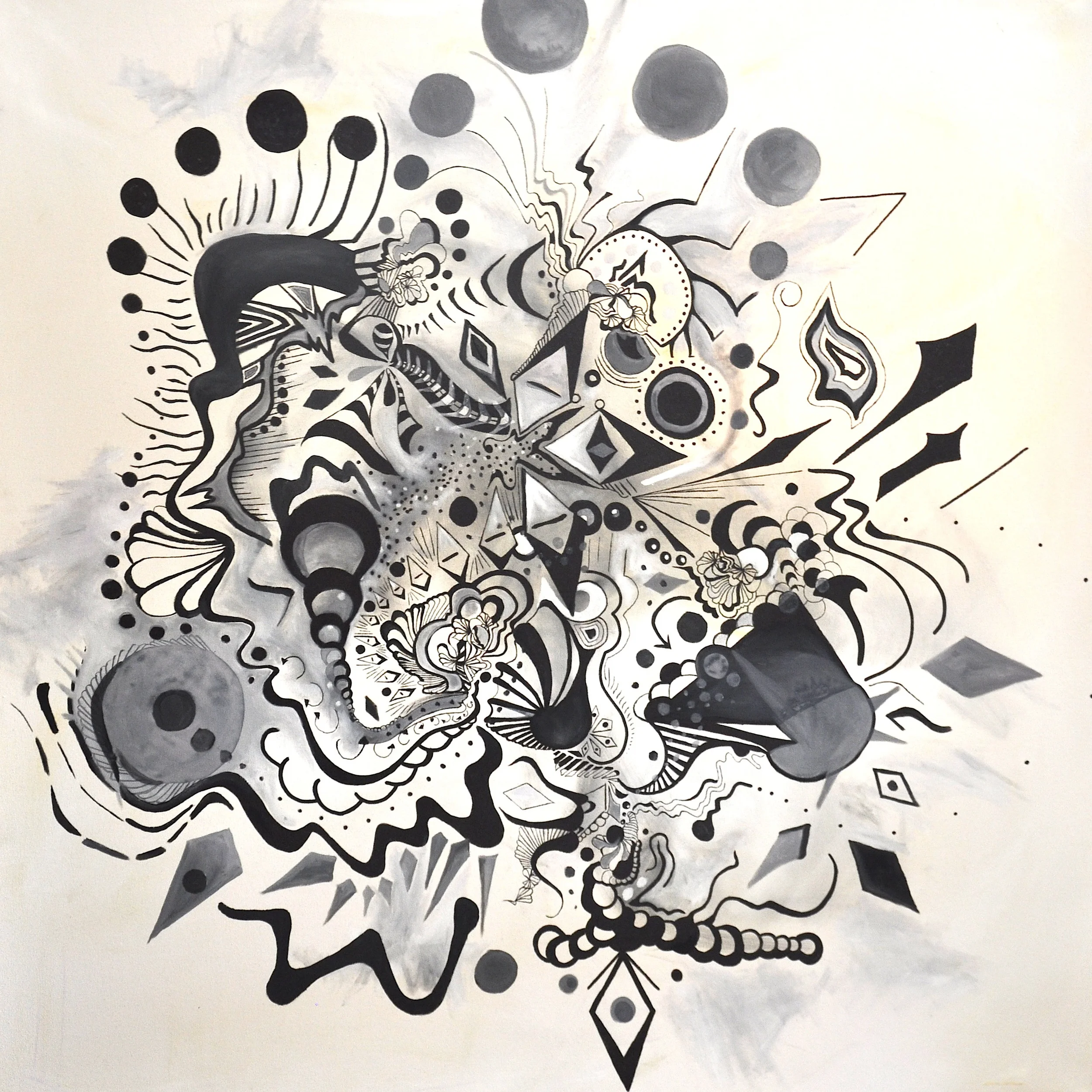 Untitled, 4ft x 4 ft, 2014