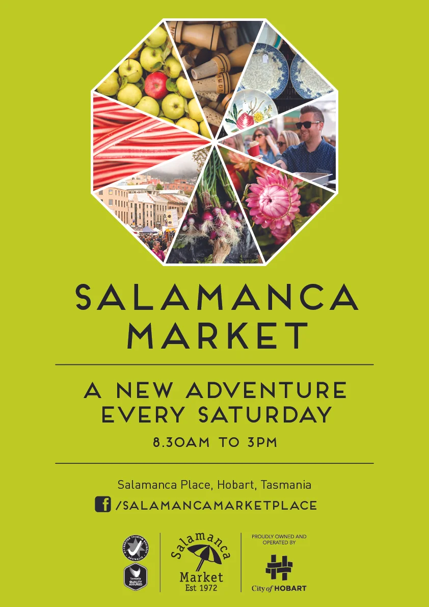 One of the most loved markets in the country, in the historic Salamanca Place of Hobart!  