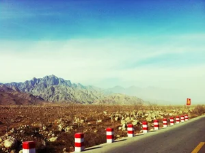 Mountain landscape in Ningxia
