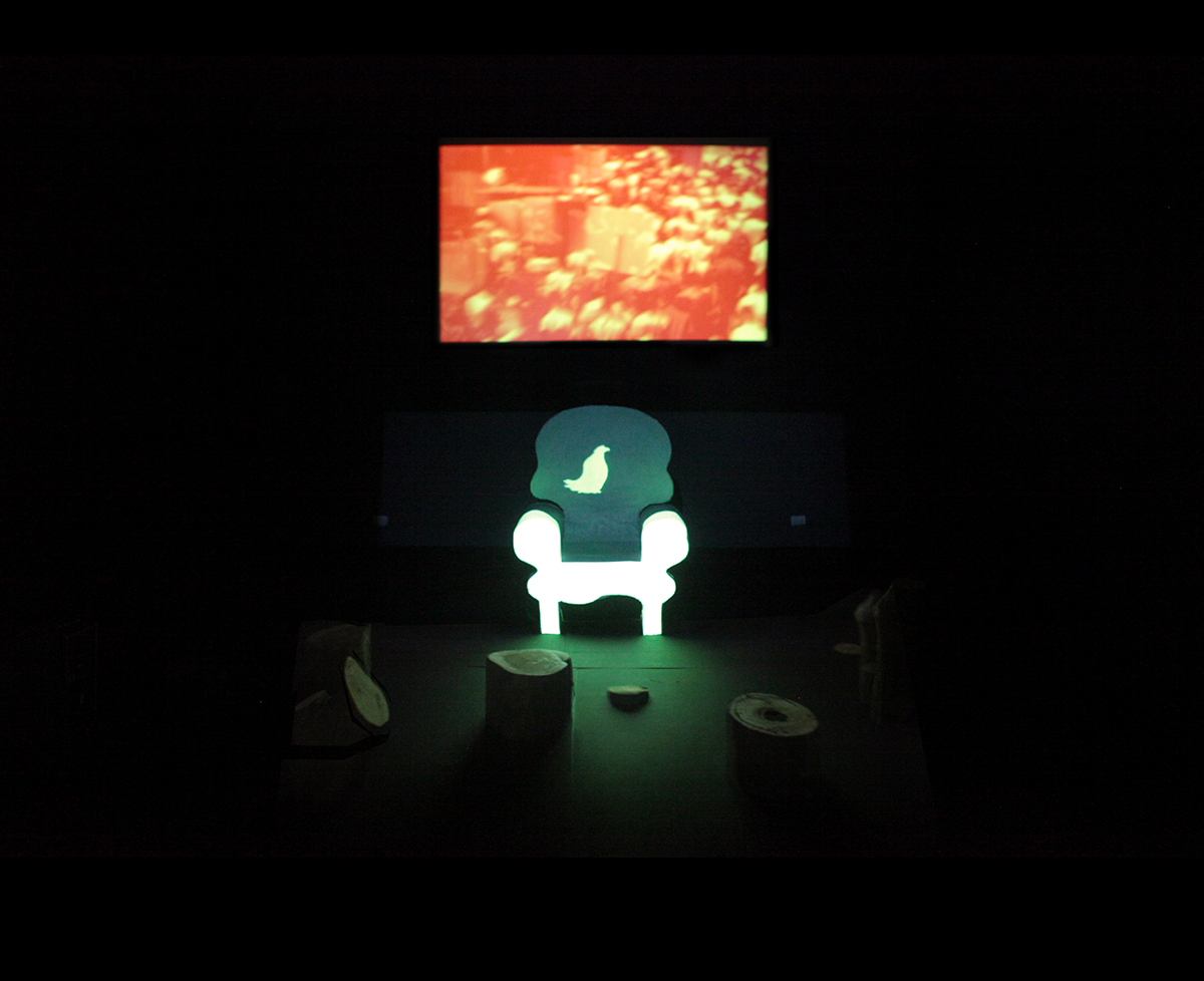 El Eterno Retorno del Error , 2015, instalación, medidas variables.